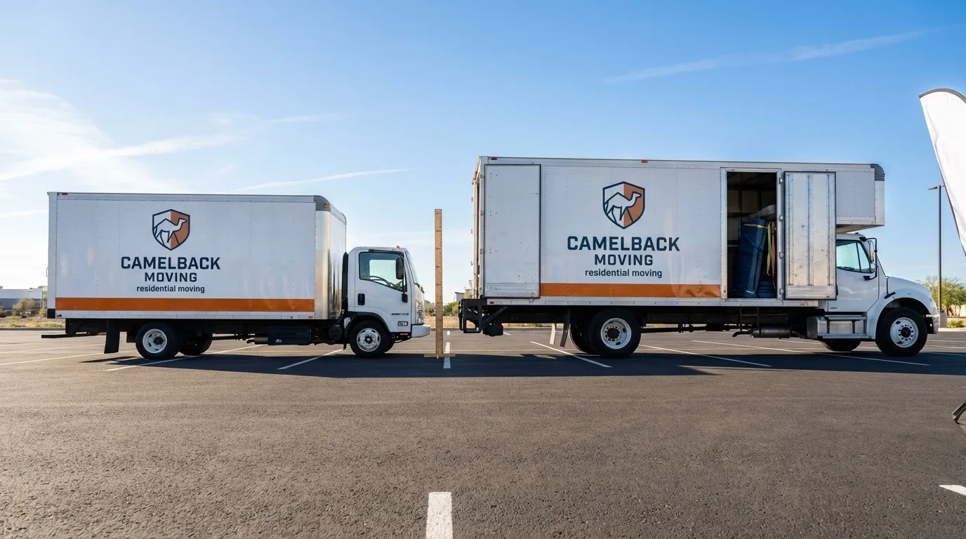 Moving truck size capacity guide in Geary